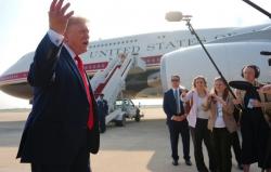Diam-diam Donald Trump Dievakuasi dari Pesawat Air Force One di Turki, Alasan Ancaman dari Iran