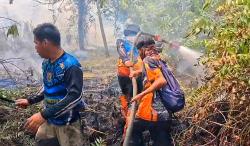 Puluhan Hektare Lahan Kembali Terbakar, Tim Dalkarhutla Terkendala Sumber Air dan Akses