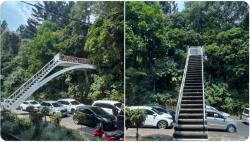 Tangga Viral di Puncak Ternyata Menuju Vila Riung Gunung, Jejak Sejarah Era Soekarno