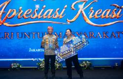 Polresta Sidoarjo Raih Dua Penghargaan di Malam Apresiasi Kreasi Polri untuk Masyarakat