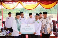 Menteri Agama Letakkan Batu Pertama MIN 5 Pidie Jaya, Sekolah Madrasah Baru Mulai Dibangun