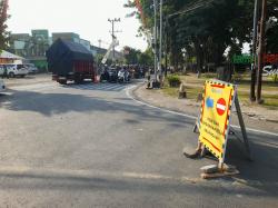 Jalur Lingkar Utara Sragen Ditutup Sepekan, Kendaraan Dialihkan Masuk Kota