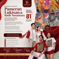 Gen Z Diajak Cinta Batik, Seniman Purwokerto Hadirkan Fashion Art Bernuansa Merah Putih