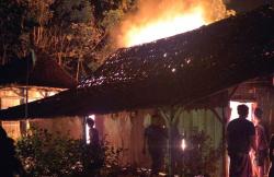 Kebakaran Hebat di Suruh, Rumah Ludes dan Pemilik Ditemukan Meninggal Dunia