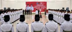 Jelang 17 Agustus, Paskibraka Pidie Jaya Dikukuhkan: Bupati Titip Kehormatan Merah Putih