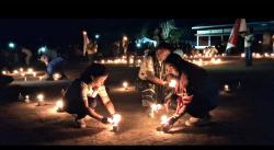 Doakan Korban Gempa Flores Warga Tulakadi Belu Gelar Aksi Seribu Lilin
