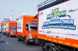 Misi Kemanusiaan Jateng untuk Korban Gempa NTT, Terjunkan 16 Personel dan Ribuan Paket Logistik