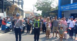 5 Menit untuk Indonesia, Ratusan Pengendara di Jombang Serentak Hentikan Kendaraan