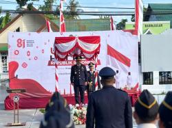 Pimpin Upacara HUT ke-81 RI, Kakanwil Ditjenpas Sulbar Dorong Layanan Pemasyarakatan Berintegritas