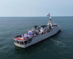 Pastikan Merah Putih Berkibar, KRI NALA 363 Gelar Upacara HUT Ke 81  RI Dekat Perbatasan Malaysia