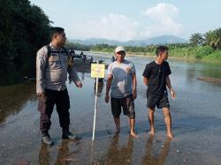 Polisi Pasang Tanda Bahaya Buaya di Sungai Budong-Budong, Warga Diimbau Tak Berenang