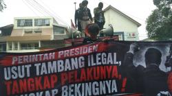 Ratusan Pekerja PT Bososi Pratama Demo di Kejagung dan Ditjen AHU