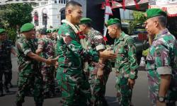 Tiba di Markas Kodim 0733 Kota Semarang, Kolonel Priyo Handoyo Disambut Bak Pahlawan