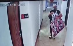 2 Hari Berturut-turut Curi TV Hotel di Bandung, Aksi Pelaku Terekam CCTV hingga Viral