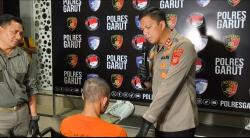 Pemuda Beringas di Garut Aniaya Lansia Pakai Golok, Polisi Tembak Kaki Pelaku