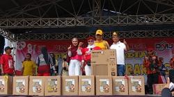 Melihat Keseruan Senam Kemerdekaan di Indramayu