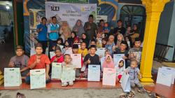 Tak Cuma Liputan, Insan Jurnalis TV Medan Beraksi Salurkan Bantuan ke Anak Panti Asuhan