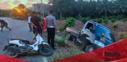 Gagal Menyalip di Tikungan, Pemotor di Mamuju Tengah Jatuh dan Terseret Truk