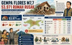 Data Kerusakan Gempa Flores Belum Final, BNPB Perkuat Verifikasi Lapangan