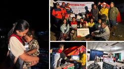 Cuaca Ekstrem Diterjang Tim Relawan ini untuk Kirim Bantuan ke 534 Warga Palue