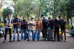Dari Depok ke Jakarta, BK Scooter Indonesia Ramaikan Jambore Nasional Vespa 60-an