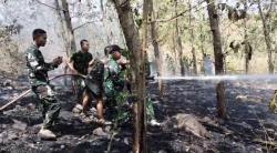 Patroli RPH Magangan Temukan Kebakaran, TNI dan Warga Langsung Bergerak