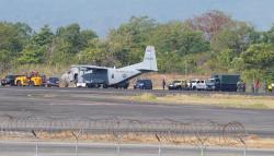 Setelah Sukhoi, Kini Pesawat TNI AL Tergelincir di Bandara Sultan Hasanuddin