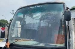 Bus Rombongan AMPB Diserang OTK di Tol Japek Karawang, Polisi Beri Pengawalan
