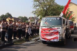 Lima Kecamatan di Sragen Terdampak Kemarau, Polres Salurkan 30 Tangki Air