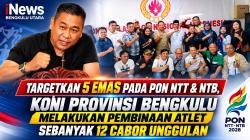 KONI Bengkulu Targetkan 5 Medali Emas di PON NTT-NTB, 12 Cabor Jadi Andalan