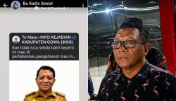 Sekda Nonaktif Gowa Polisikan Istri Plt Sekda, Unggahan WhatsApp Dinilai Bernada Rasis