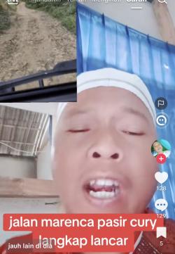 Jalan Marenca-Pasir Cury Langkaplancar Rusak Parah Sejak 2014, Warga Minta Pemerintah Turun Tangan