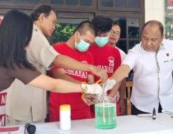 Ditresnarkoba Polda Jateng Musnahkan Barang Bukti Sabu dari Dua Kasus Narkoba