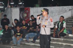 Kawal Doa Bersama 1.000 Lilin, Polres Subang Ajak Ojol Jaga Persatuan