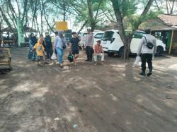 Patroli Wisata Pantai Serang, Polsek Panggungrejo Pastikan Keamanan Wisatawan