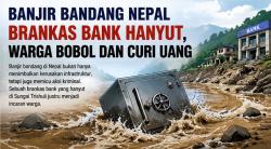 29 Orang Ditangkap Usai Jarah Brankas Bank yang Hanyut Saat Banjir Bandang, Polisi Perketat Patroli
