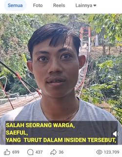 Kesaksian Saeful Saat Jembatan Pongpet Anjlok Ikut Viral, Cara Ngomongnya Bikin Warganet Ngakak