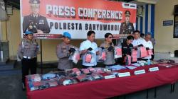 Polresta Banyuwangi Sita 1,3 Kg Sabu dan 8.316 Pil Koplo, 49 Pelaku Diciduk