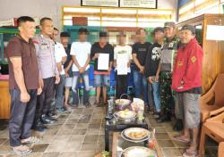Ketahuan Curi Kelapa Warga di Tande Majene, Pelaku Sepakat Berdamai & Buat Surat Pernyataan