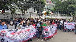 PBRI Gelar Aksi Unjuk Rasa Desak Pemberitaan Karhutla Lebih Berimbang