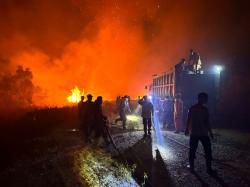 Karhutla di Setawar Lingga, Petugas Tempuh Hampir 2 Jam ke Lokasi