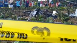 Pesawat Rakit Sky Ranger Jatuh dan Terbakar di Blora, Dua Kru Selamat