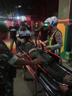 Pemotor Terluka Terluka Usai Terlibat Kecelakaan dengan Pejalan Kaki di Buduran, Sidoarjo