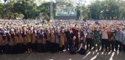 1.066 Siswa Tampilkan Tari Kolosal “Sapta Gemilang” di Lustrum ke-7 SMA Negeri 7 Purworejo
