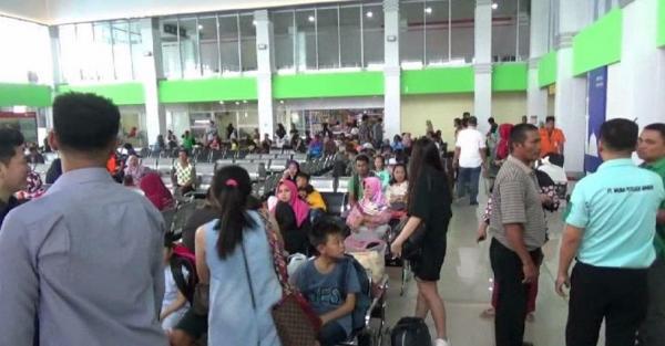 H-4 Lebaran, Pelabuhan Sri Bintan Pura Tanjungpinang 