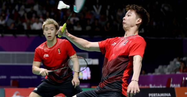 Ganda putra Indonesia Kevin Sanjaya Sukamuljo/Marcus Fernaldi Gideon tak bisa tampil di All England 2021. (Foto: PBSI)