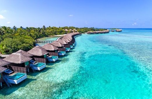 Kawasan resor pantai di Maladewa. (Foto: Reuters)