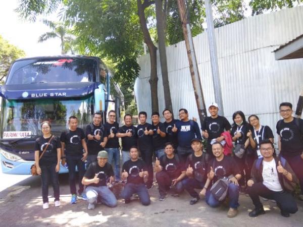 TKN jajal Tol Trans Jawa yang baru diresmikan Presiden Jokowi