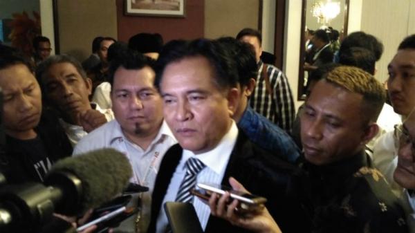 Ketua Tim Hukum TKN Jokowi-Ma'ruf Amin, Yusril Ihza Mahendra. (Foto: iNews.id)