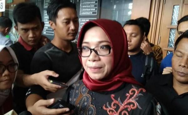 Terdakwa kasus suap proyek Pembangkit Listrik Tenaga Uap (PLTU) Riau-1 Eni Maulani Saragih (Foto: iNews.id/Ilma de Sabrina)